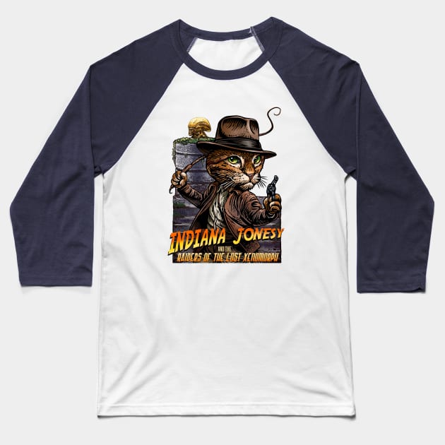 Indiana Jonesy Baseball T-Shirt by ChetArt